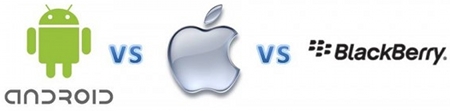 iOS vs Android vs BlackBerry OS