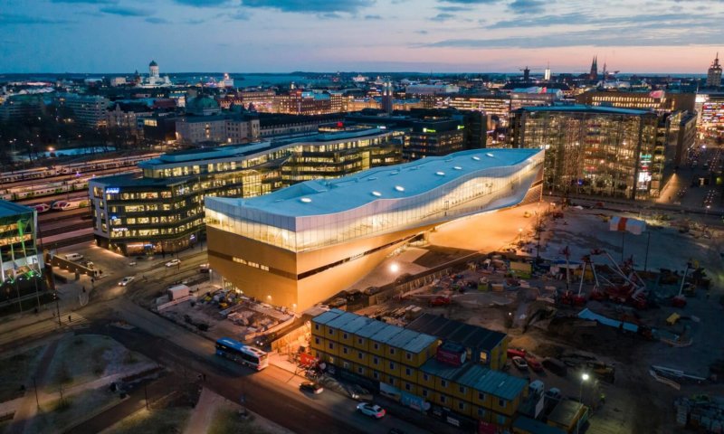 Центральная библиотека Хельсинки Oodi