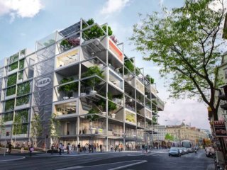 IKEA строит в Вене большой магазин без парковки