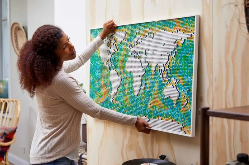 Карта мира от Lego стала самым большим набором в истории