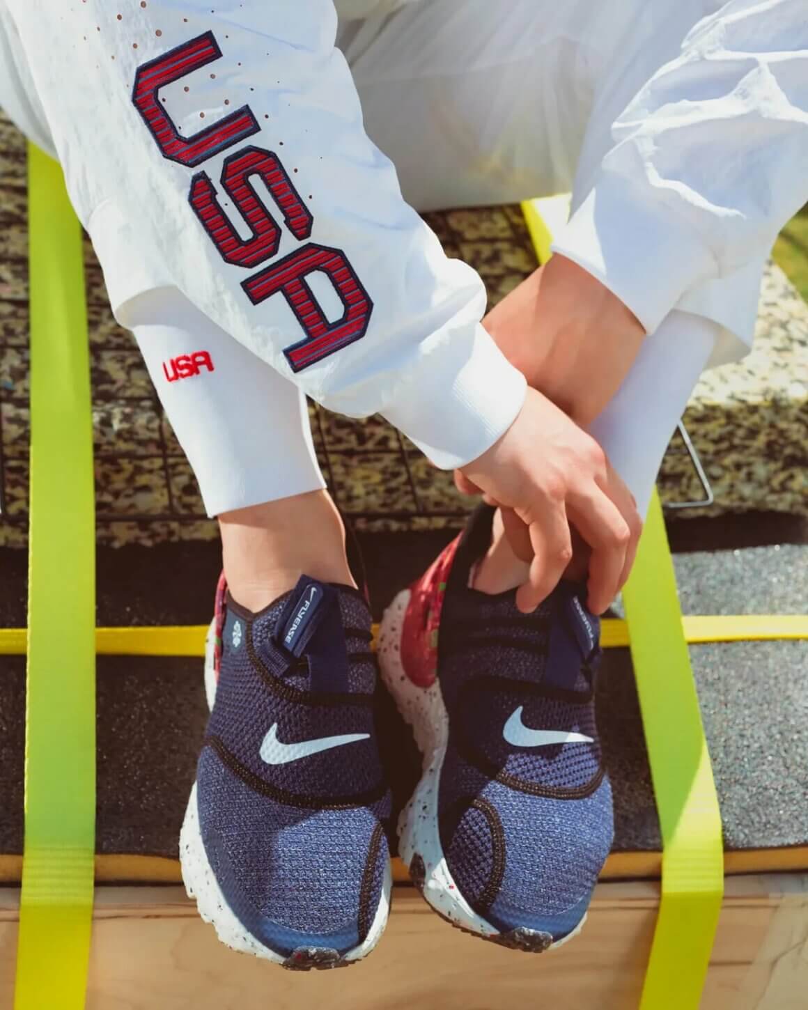 Кроссовки Nike для олимпийской команды надеваются без помощи рук